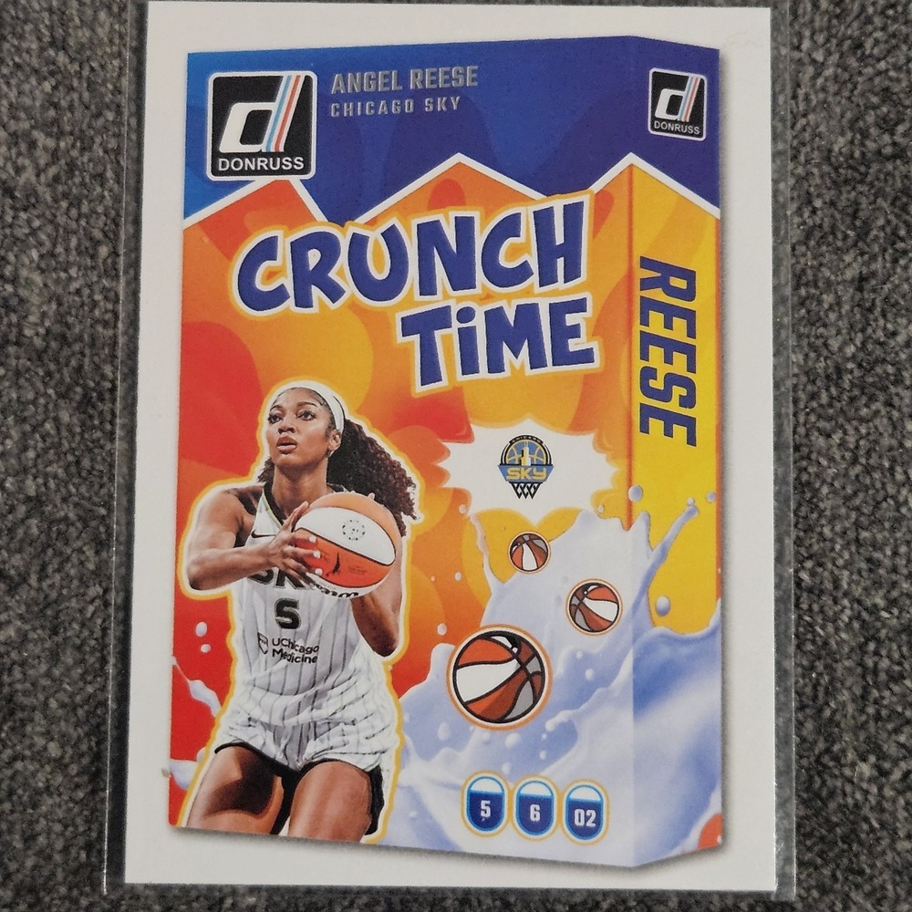 Angel Reese 2025 Panini Donruss WNBA Crunch Time #7 Chicago Sky